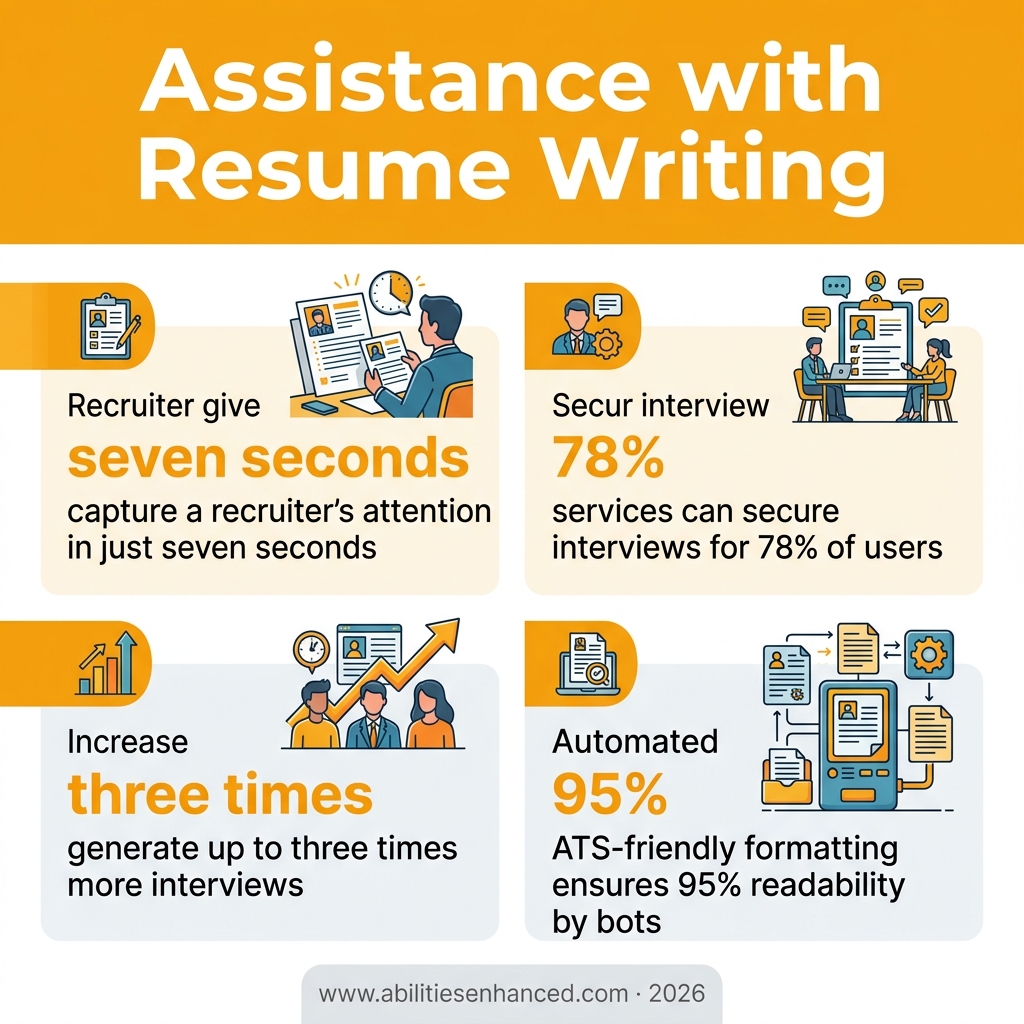 Infographic — assistance with resume writing