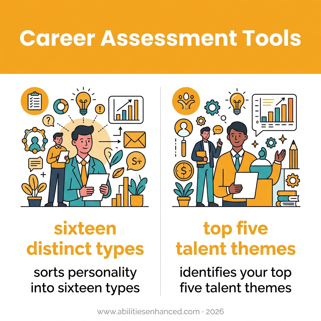 Infographic — career assessment tools