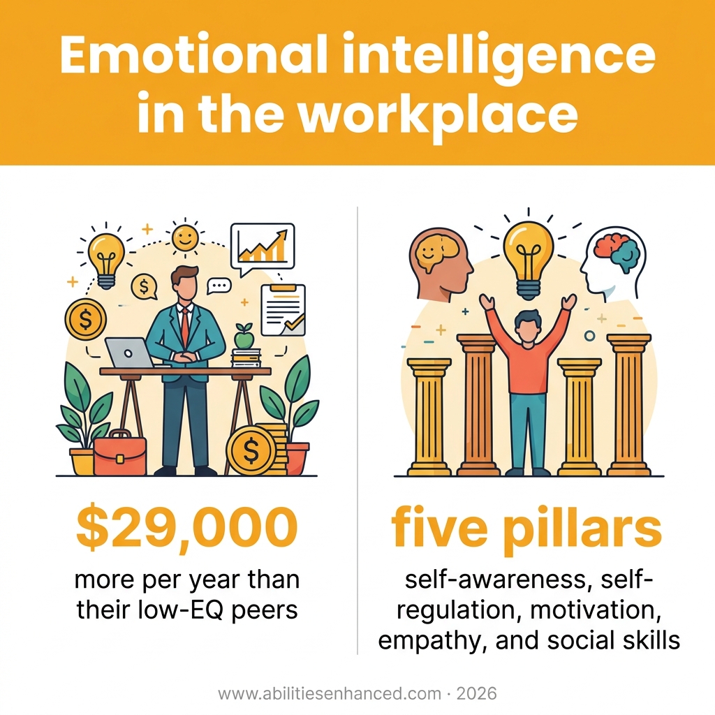 Infographic — emotional intelligence in the workplace